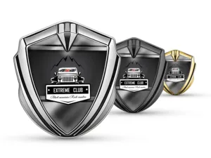 Auto Car Badge Design Focused Stylish Auto